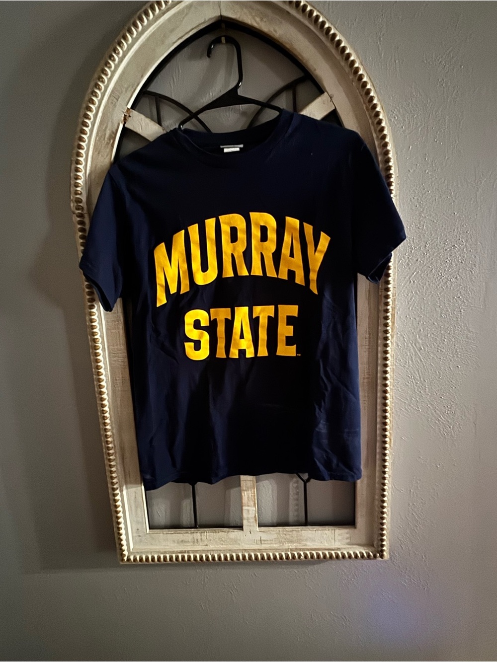 MV Sport Navy Blue Tee with Bold Yellow "MURRAY STATE"